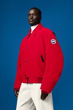 Chamarras Canada Goose Hombre México - Arxan Chaqueta De Bombardero Rojos TS4561908